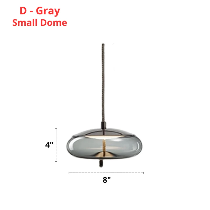 Nordic Rope And Glass Pendant Lamps From Euroselle