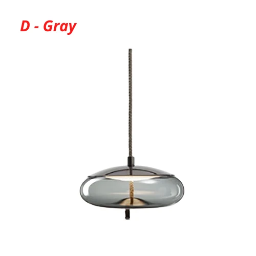 Nordic Rope And Glass Pendant Lamps From Euroselle