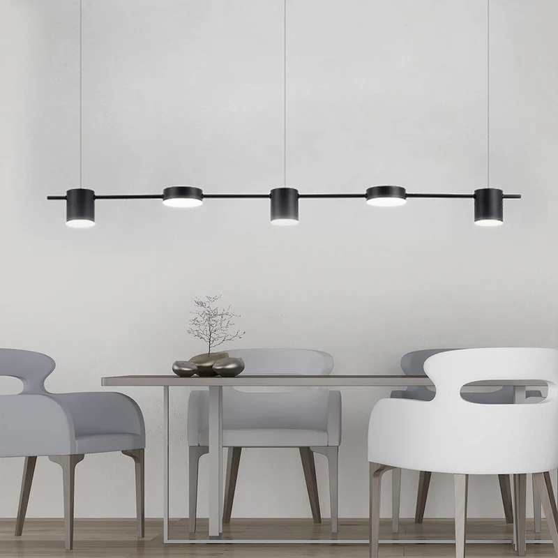 Astra Drum Aluminum Pendant Lamp Black Gold Finish 3 Or 5 Light Ceiling Light Warm White Euroselle