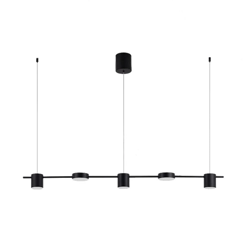Astra Drum Aluminum Pendant Lamp Black Gold Finish 3 Or 5 Light Ceiling Light Warm White Euroselle