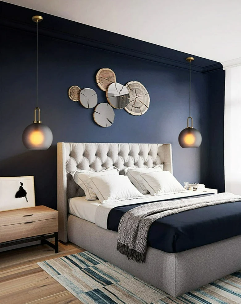 Euroselle Modern Glass Pendant Lights With Brass Accents And Glass Shades