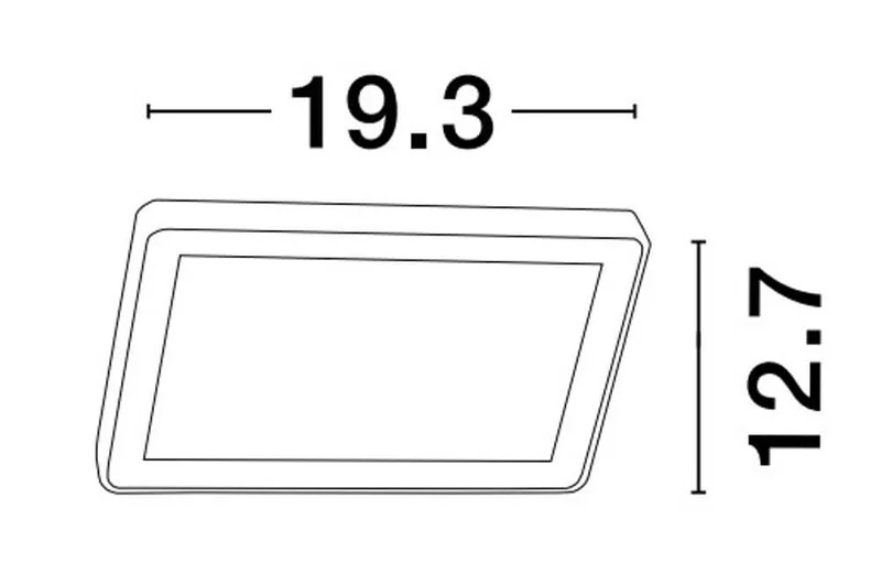 Nobu LED Außenwandleuchte 3000K Schwarz IP65