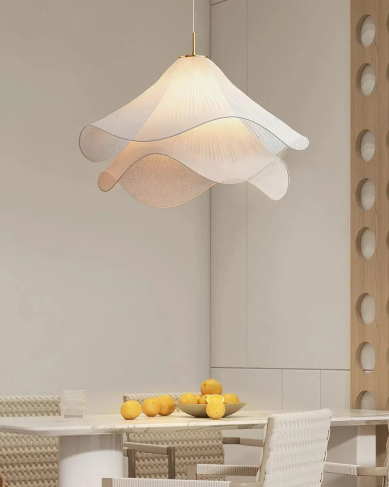 Silvesta Pendant Ceiling Light With Layered Petal Shade For A Soft Glow Euroselle