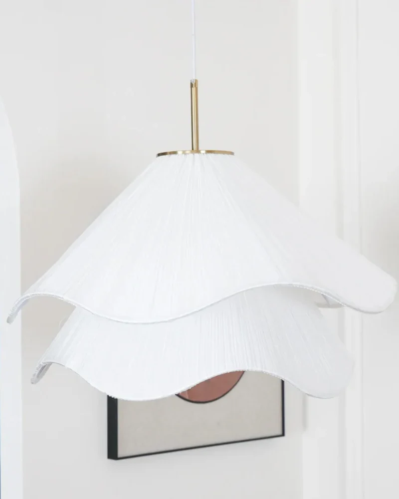 Silvesta Pendant Ceiling Light With Layered Petal Shade For A Soft Glow Euroselle