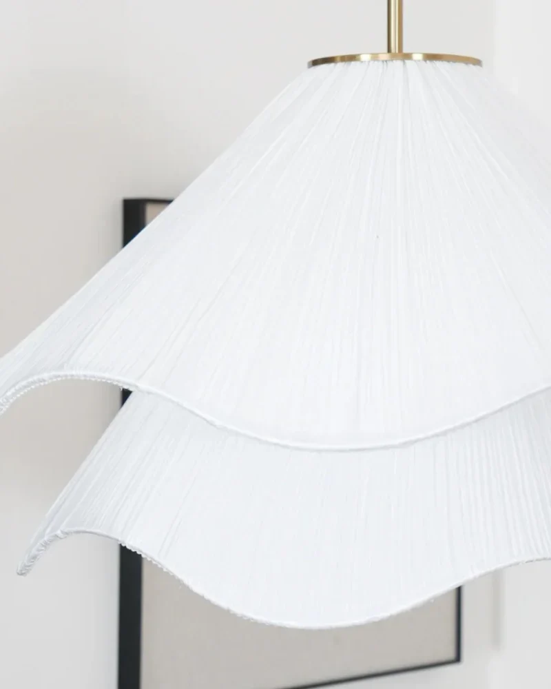 Silvesta Pendant Ceiling Light With Layered Petal Shade For A Soft Glow Euroselle