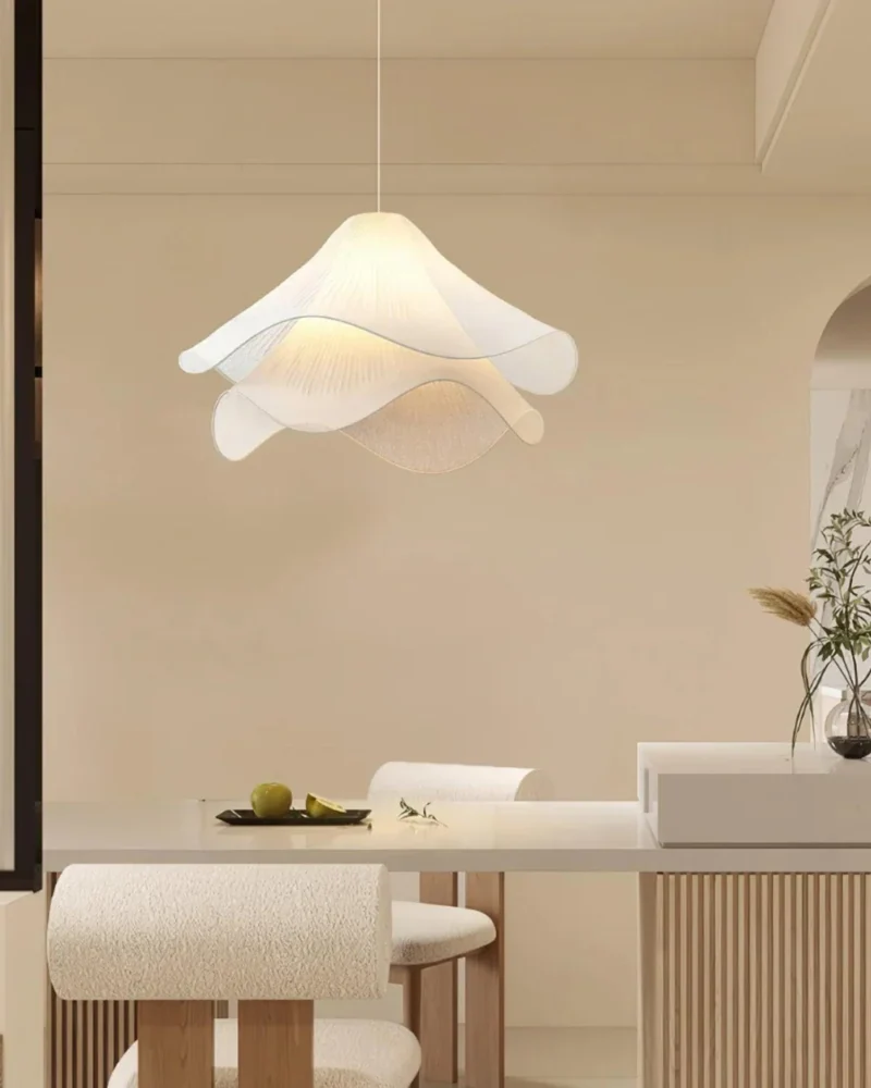 Silvesta Pendant Ceiling Light With Layered Petal Shade For A Soft Glow Euroselle