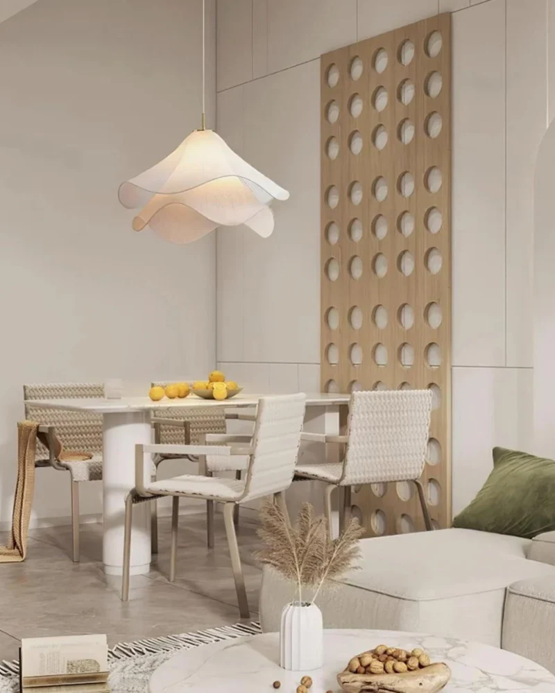 Silvesta Pendant Ceiling Light With Layered Petal Shade For A Soft Glow Euroselle