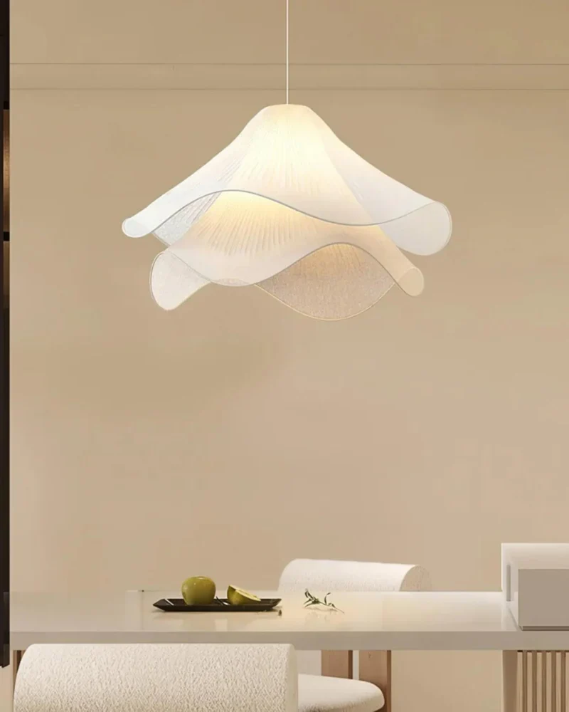 Silvesta Pendant Ceiling Light With Layered Petal Shade For A Soft Glow Euroselle