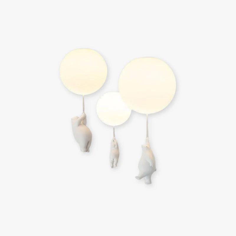 Lunora Bear And Balloon Ceiling Pendant Light For Kids Euroselle