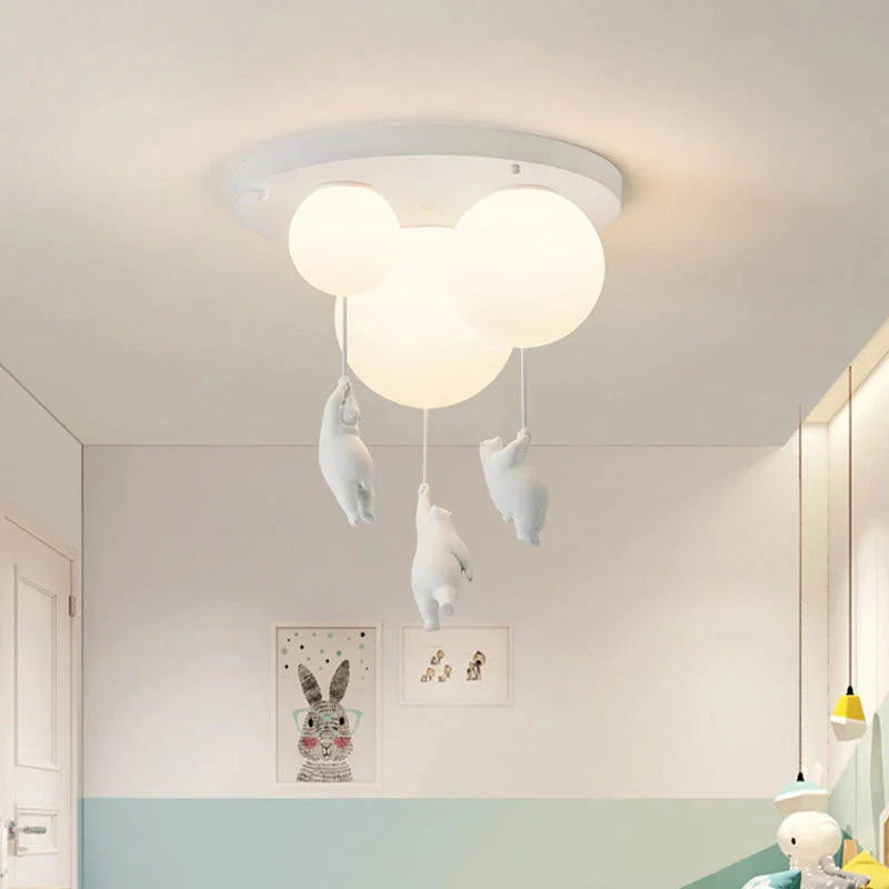 Lunora Bear And Balloon Ceiling Pendant Light For Kids Euroselle