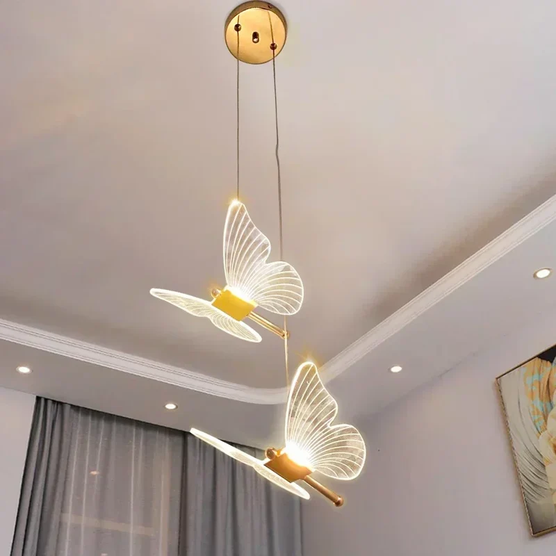 AuroraWing LED Butterfly Pendant Light Fixture For Home Decor By Euroselle