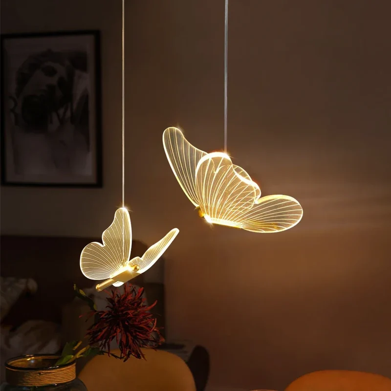 AuroraWing LED Butterfly Pendant Light Fixture For Home Decor By Euroselle