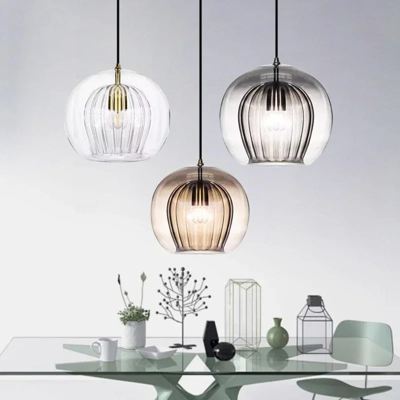 LumenAura Contemporary Glass Pendant Light For Indoor Spaces