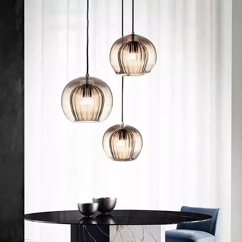 LumenAura Contemporary Glass Pendant Light For Indoor Spaces