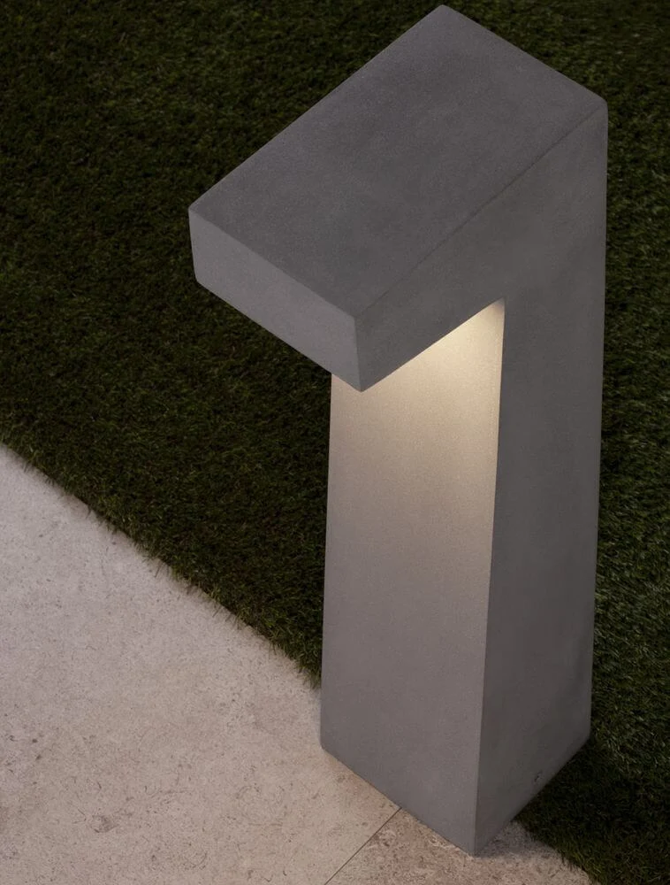 Aran LED Außenwegeleuchte 3000K Grau IP65