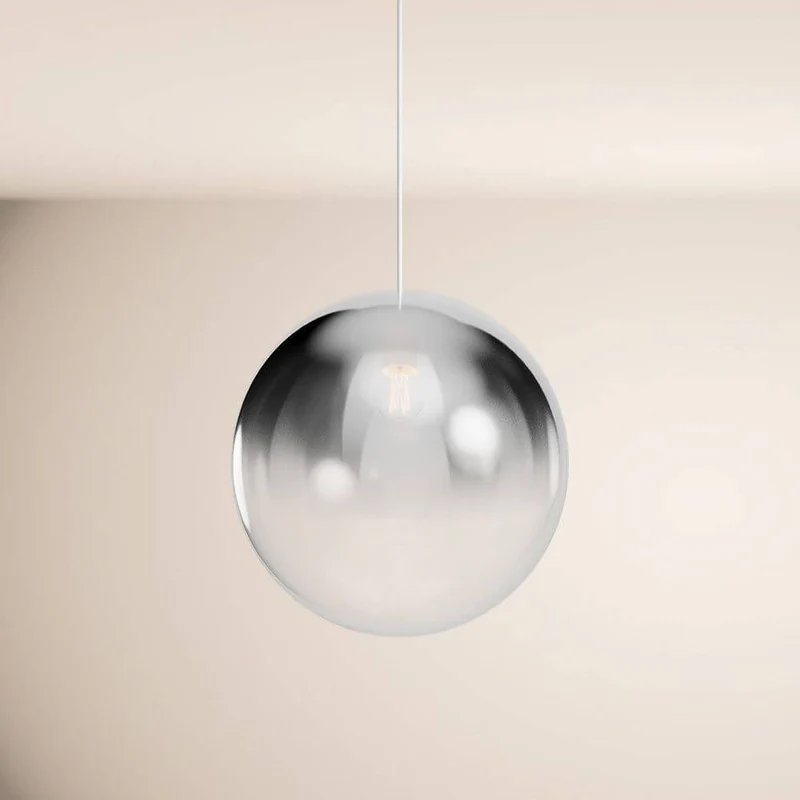s.luce Orb Glaskugel Galerieleuchte Aufhängung 500cm Weiß
