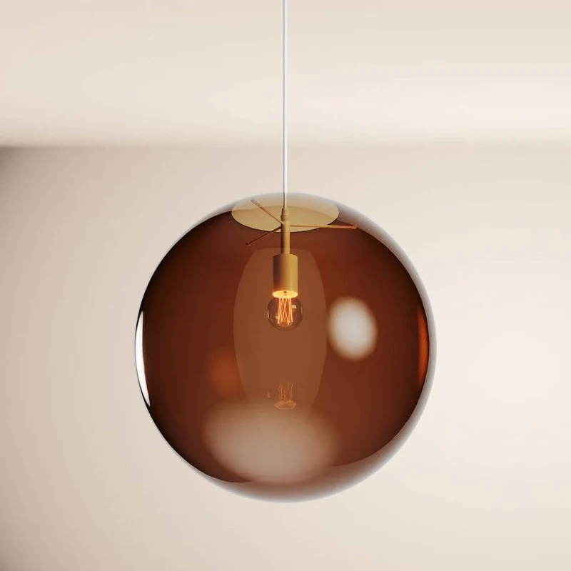 s.luce Orb Glaskugel Pendelleuchte Aufhängung 150cm Weiß