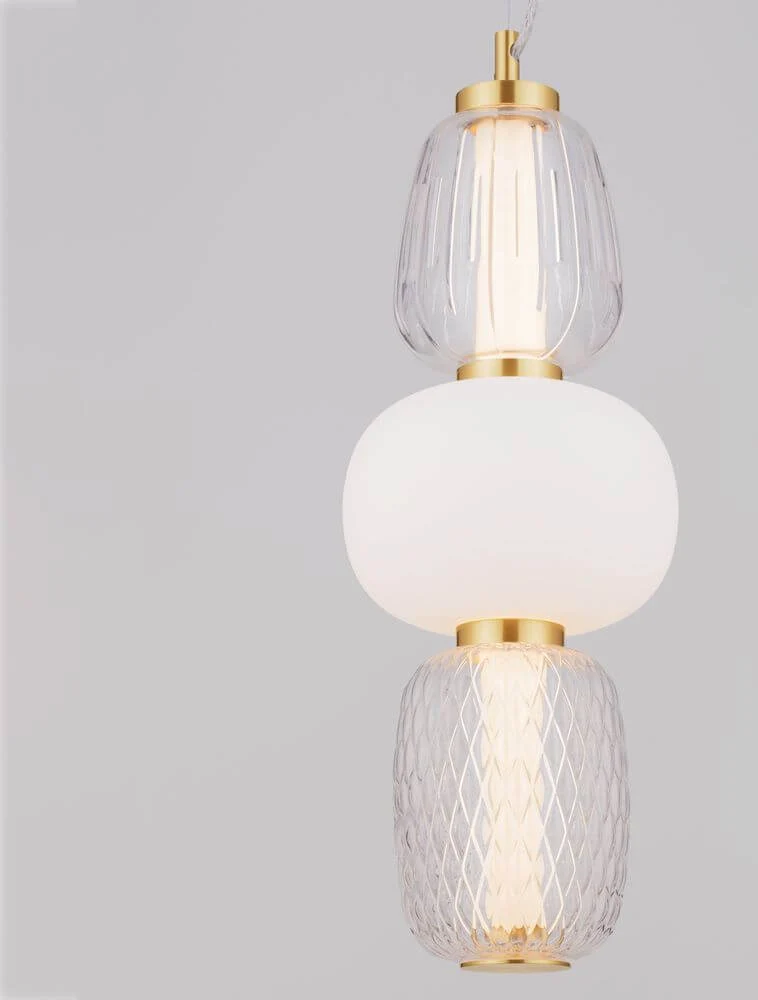 Movil Pendelleuchte 3-flammig Ø 17cm 3000K Gold