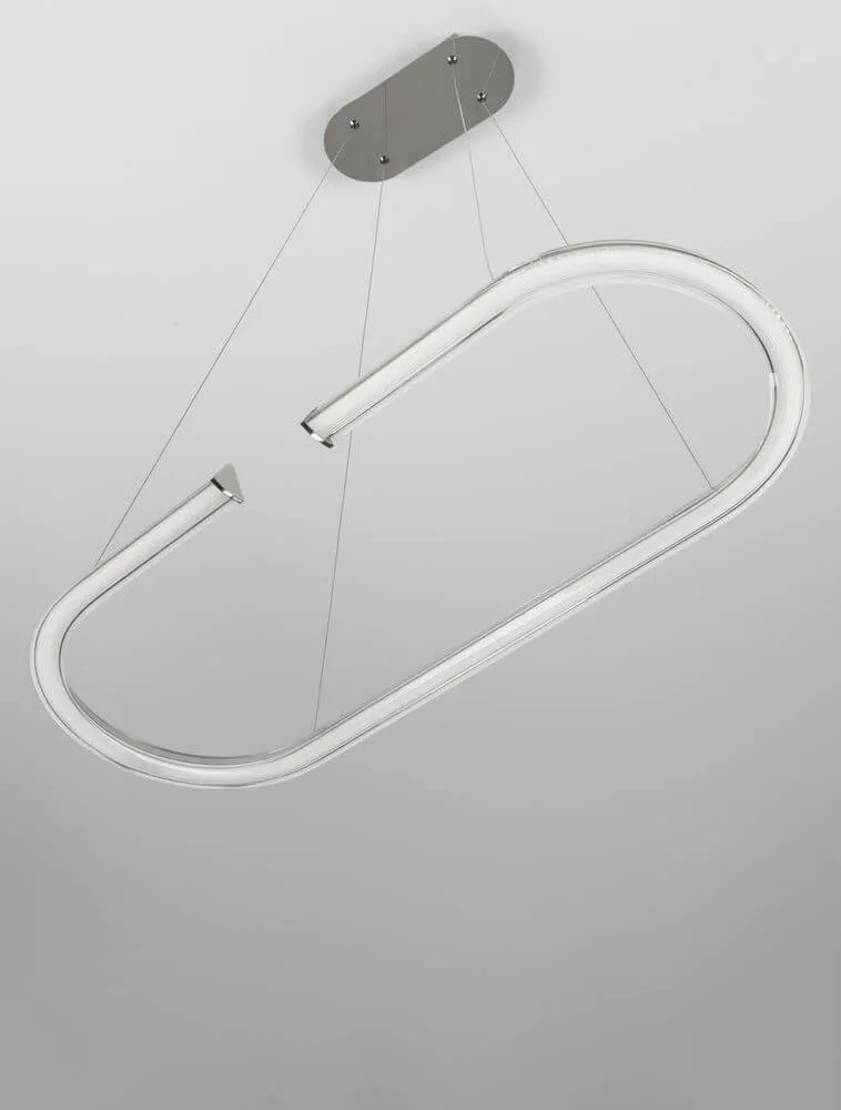 Elmo LED Pendelleuchte Ø 90cm 3500K Chrom