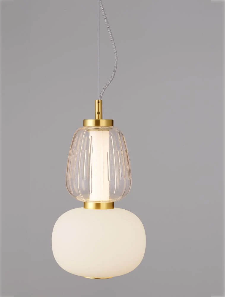 Movil Pendelleuchte 2-flammig Ø 17cm 3000K Gold