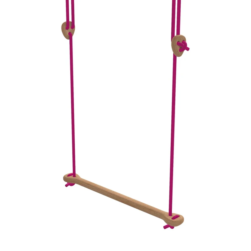 Trapez Eiche fuchsiafarbenes Seil (2-2,80 m)