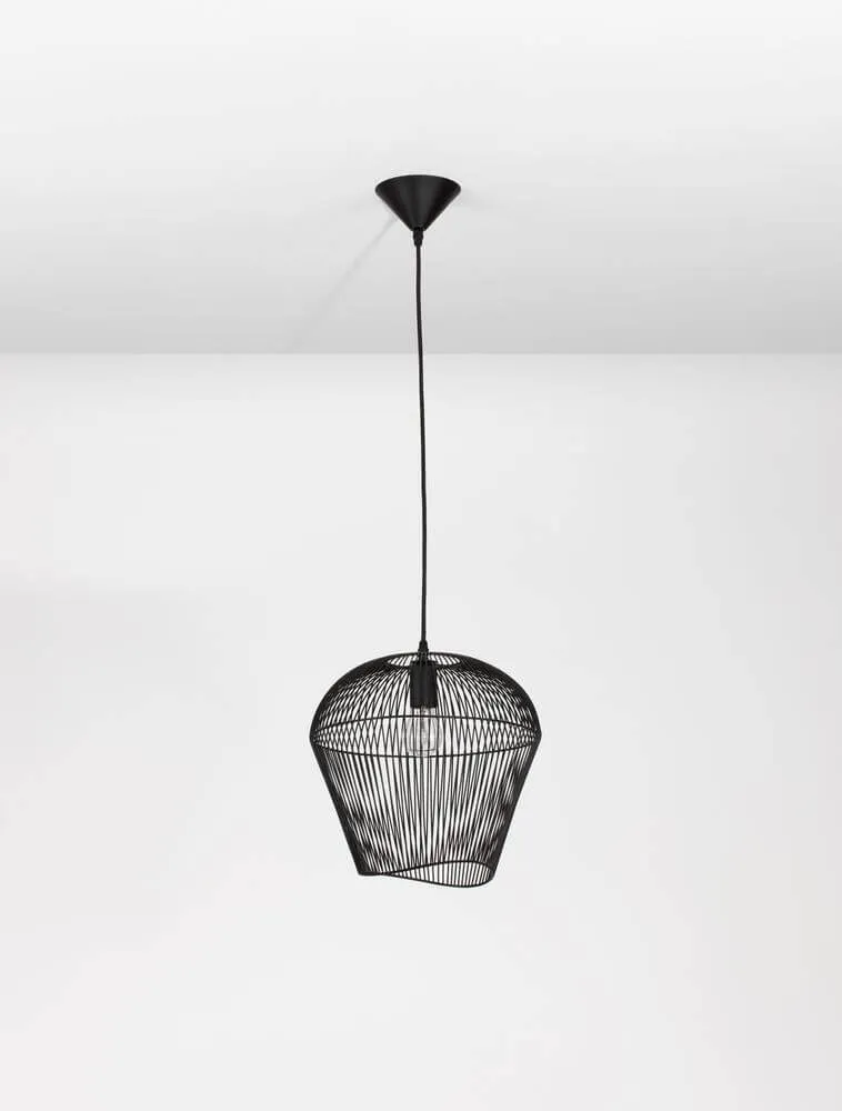 Bredo Pendelleuchte Ø 31,5cm Schwarz