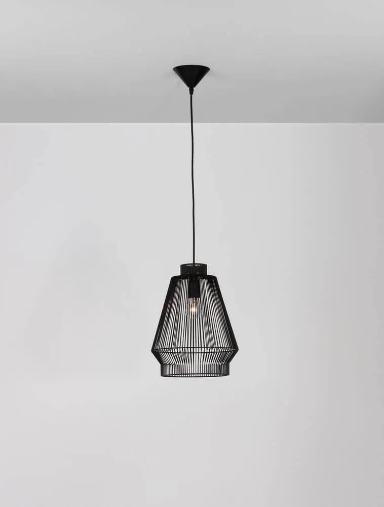 Bredo Pendelleuchte Ø 27,5cm Schwarz