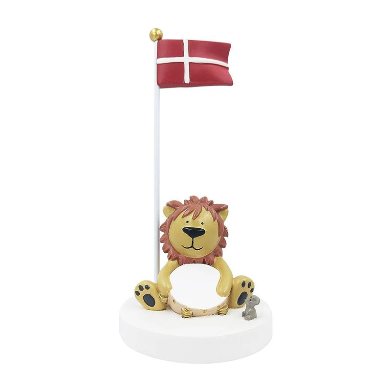 Tischflagge Löwe mit Tamburin