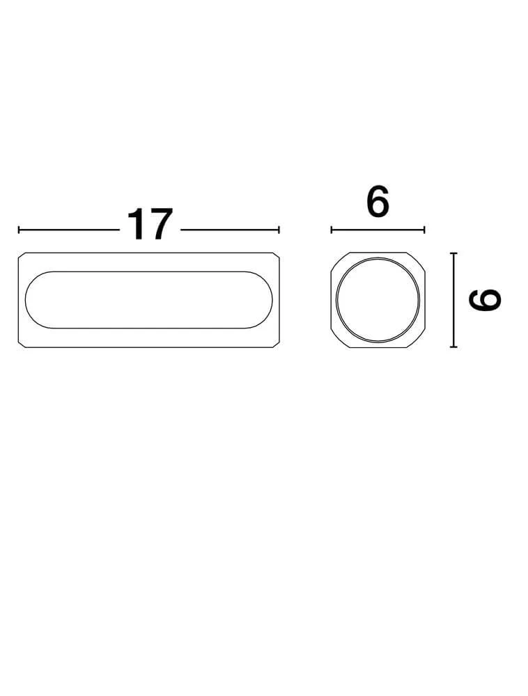 Elli LED Deckenleuchte 3000K Schwarz, Braun