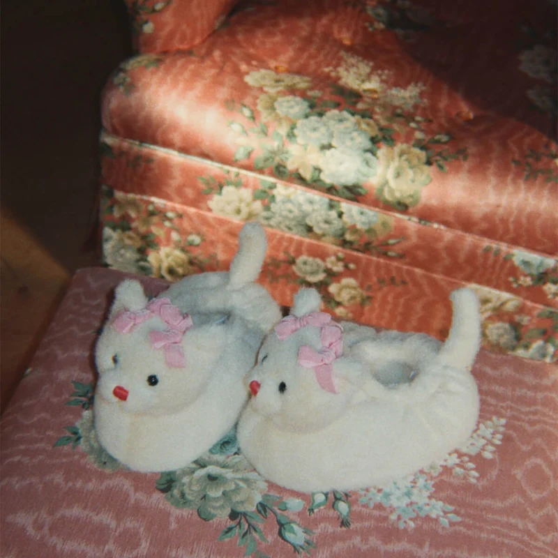 Kitty Hausschuhe Off White