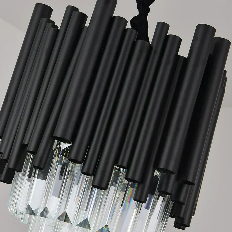 Euroselle Maximus Crystal Black Pendant Durable Aluminum