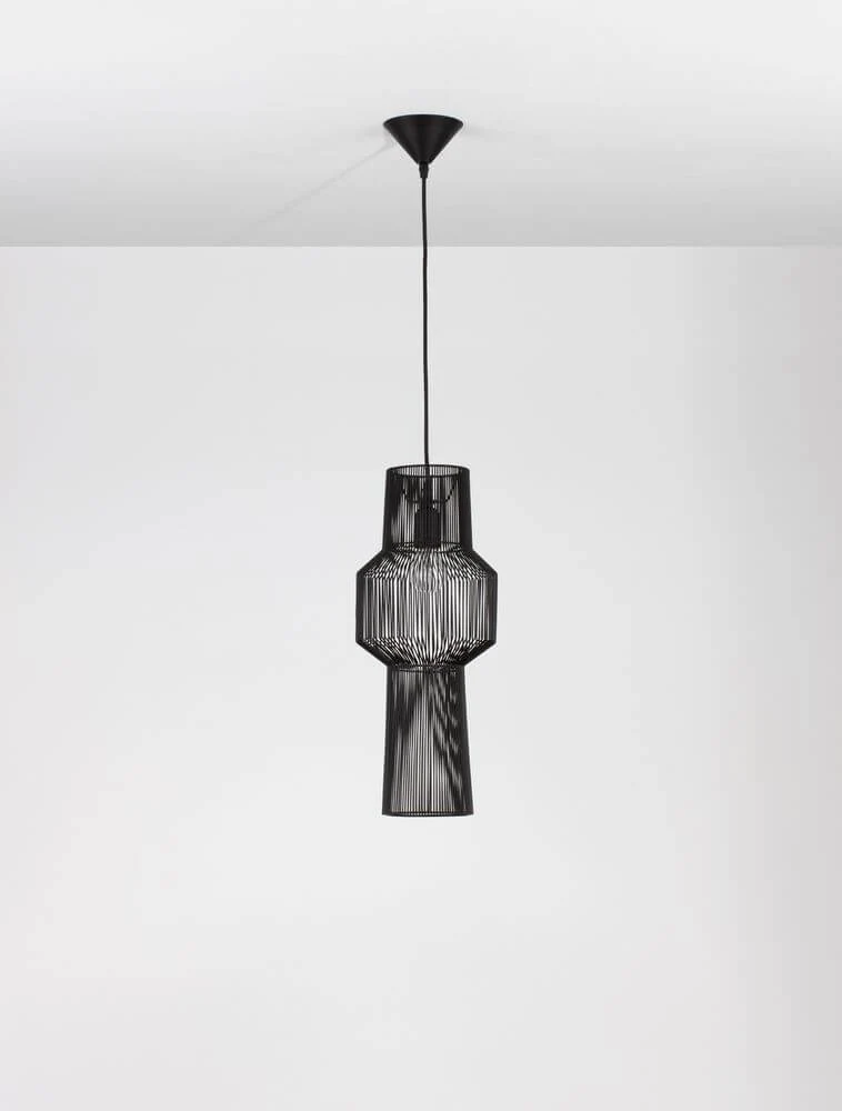 Bredo Pendelleuchte Ø 21cm Schwarz