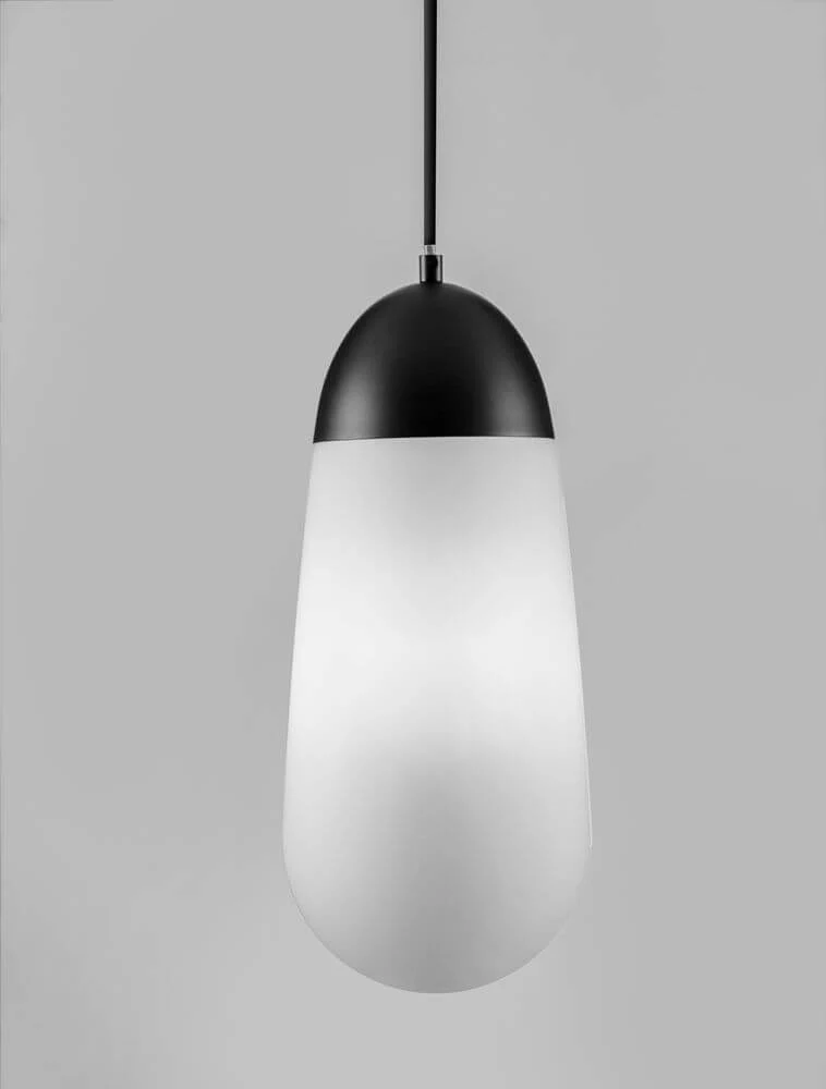 Blaky Pendelleuchte Ø 18cm Schwarz, Weiß