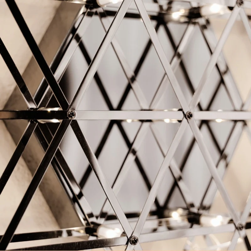 s.luce Atom eckige LED Effekt Wand- & Deckenleuchte