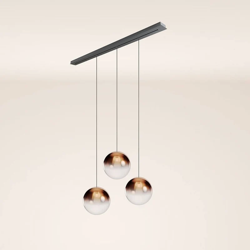 s.luce Orb Esstischleuchte 3-flammig 160cm Ø 3x40