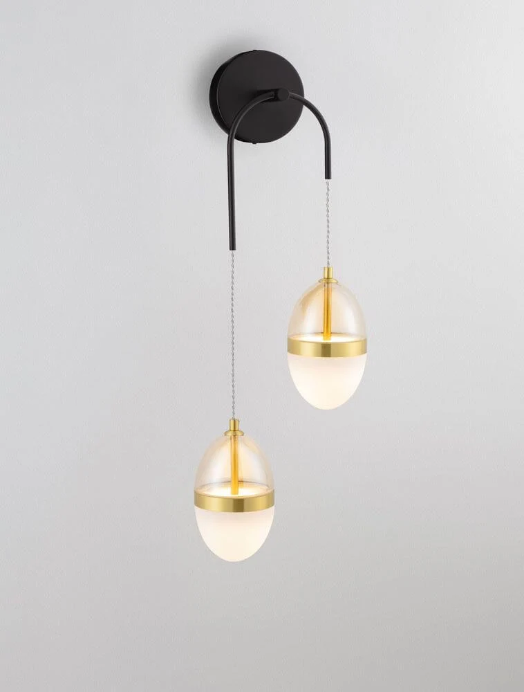 Egna Wandleuchte 2-flammig 3000K Gold