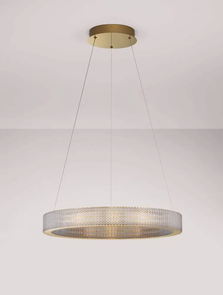 Kinara Pendelleuchte Ø 60cm 3000K Gold