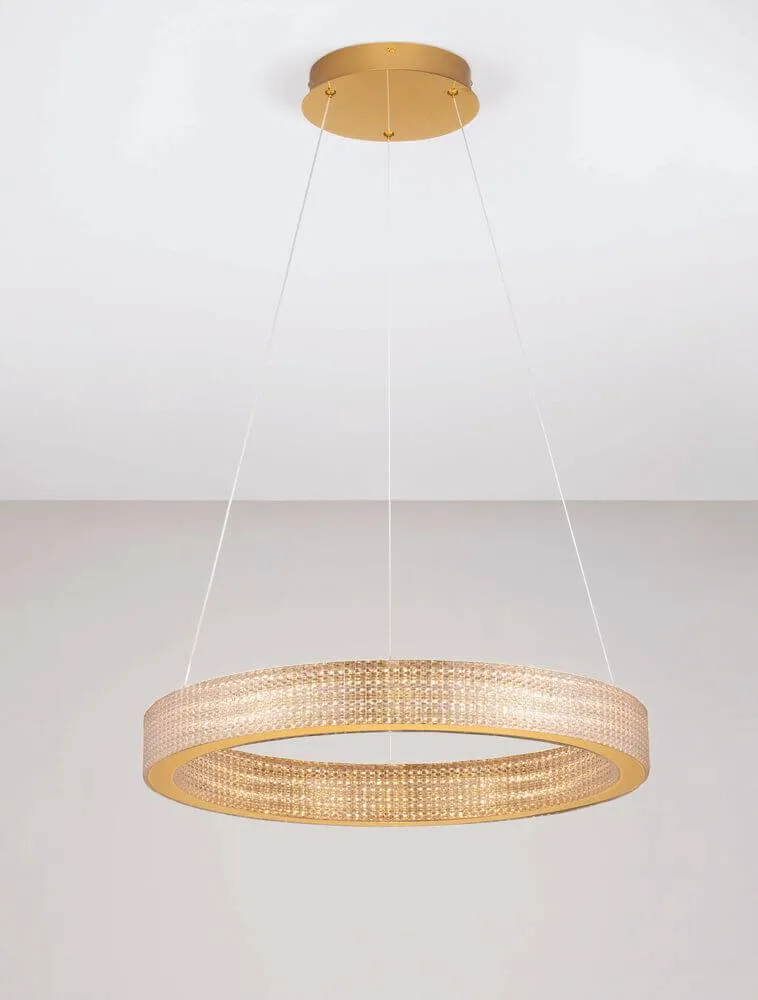 Kinara Pendelleuchte Ø 60cm 3000K Gold