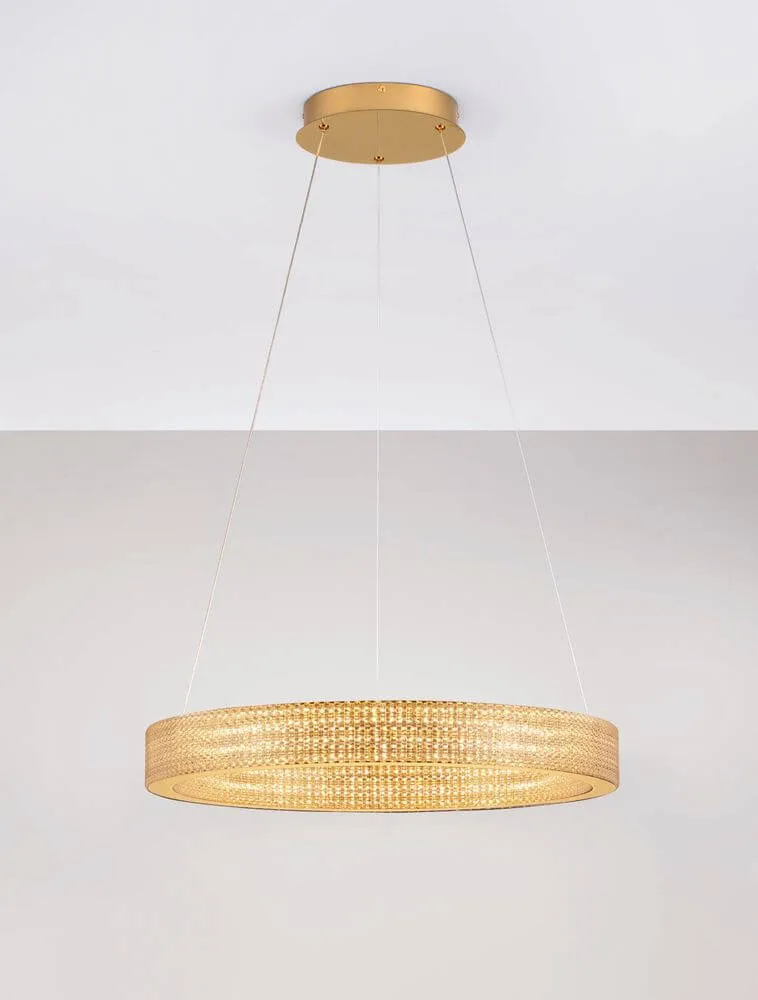 Kinara Pendelleuchte Ø 60cm 3000K Gold