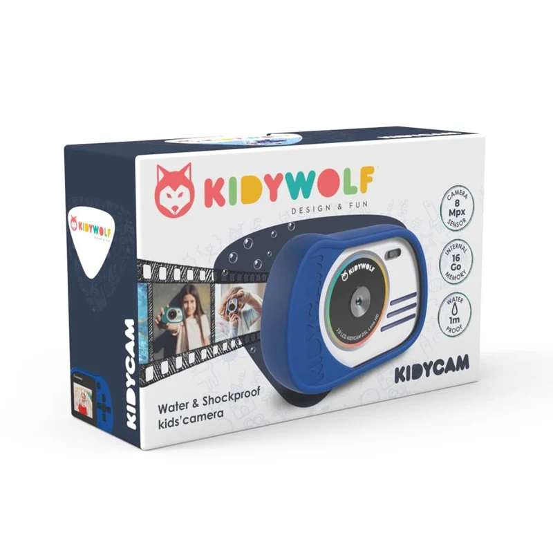Kidywolf Unterwasserkamera, blau
