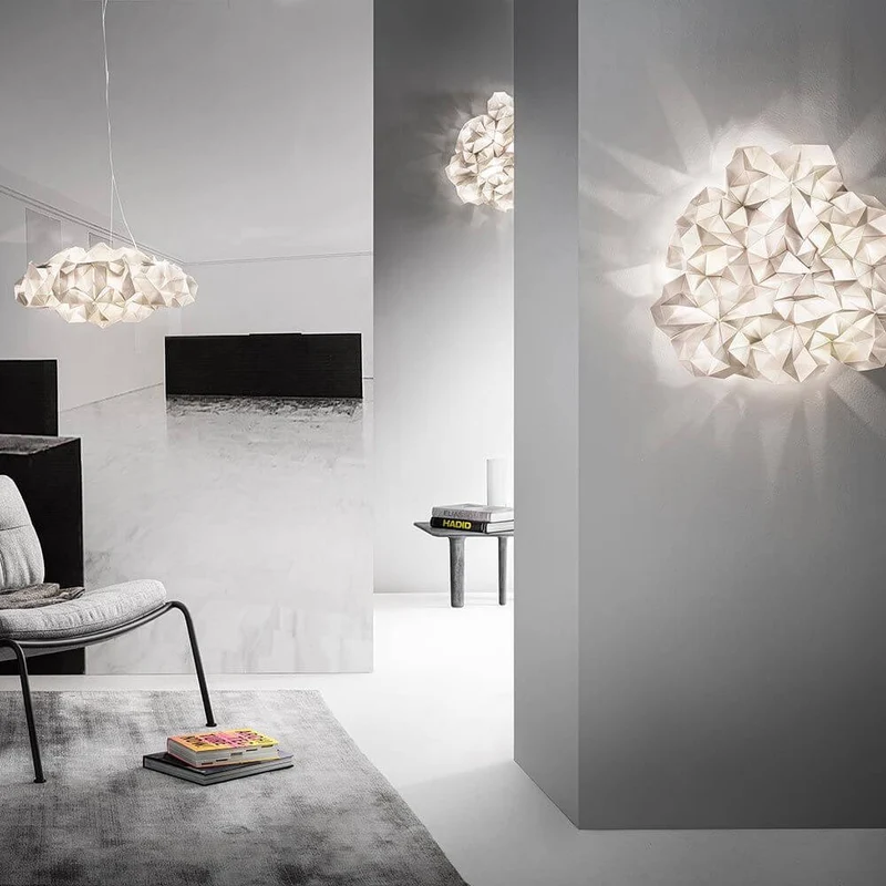 Slamp Wand- & Deckenlampe Drusa Weiß