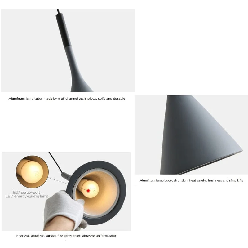 Euroselle Magna Minimal Pendant Lighting Fixture Collection