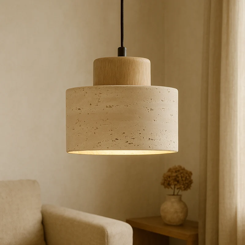 Euroselle Travertine Home Pendant Light For Modern Interiors
