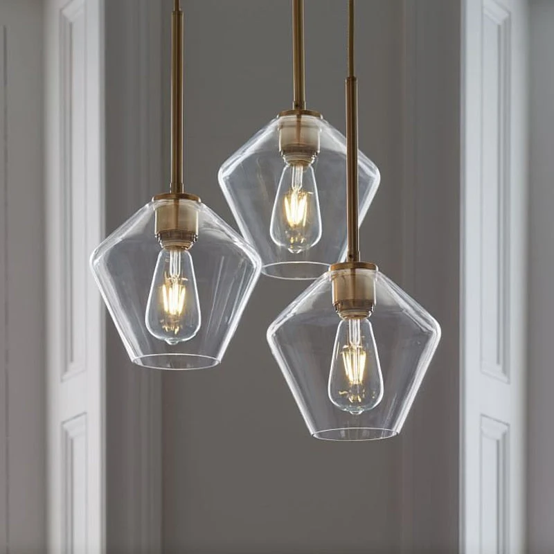 Hackett Modern Glass Pendant Lights From Euroselle