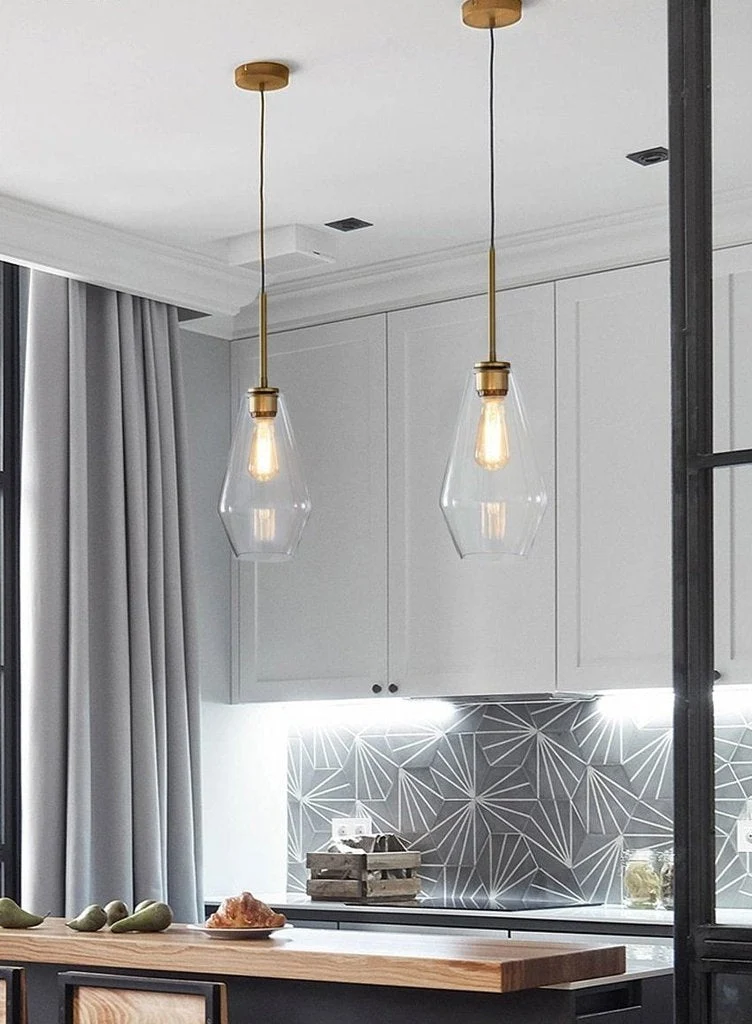 Hackett Modern Glass Pendant Lights From Euroselle