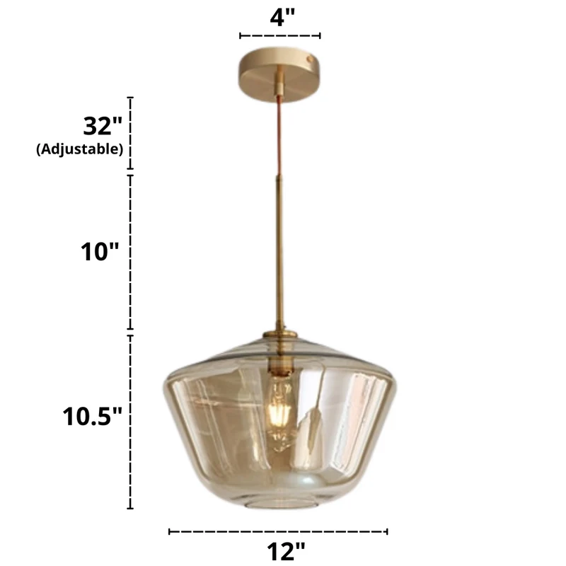 Hackett Modern Glass Pendant Lights From Euroselle
