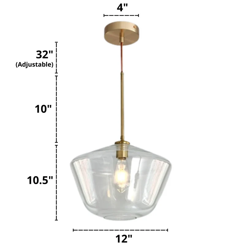Hackett Modern Glass Pendant Lights From Euroselle