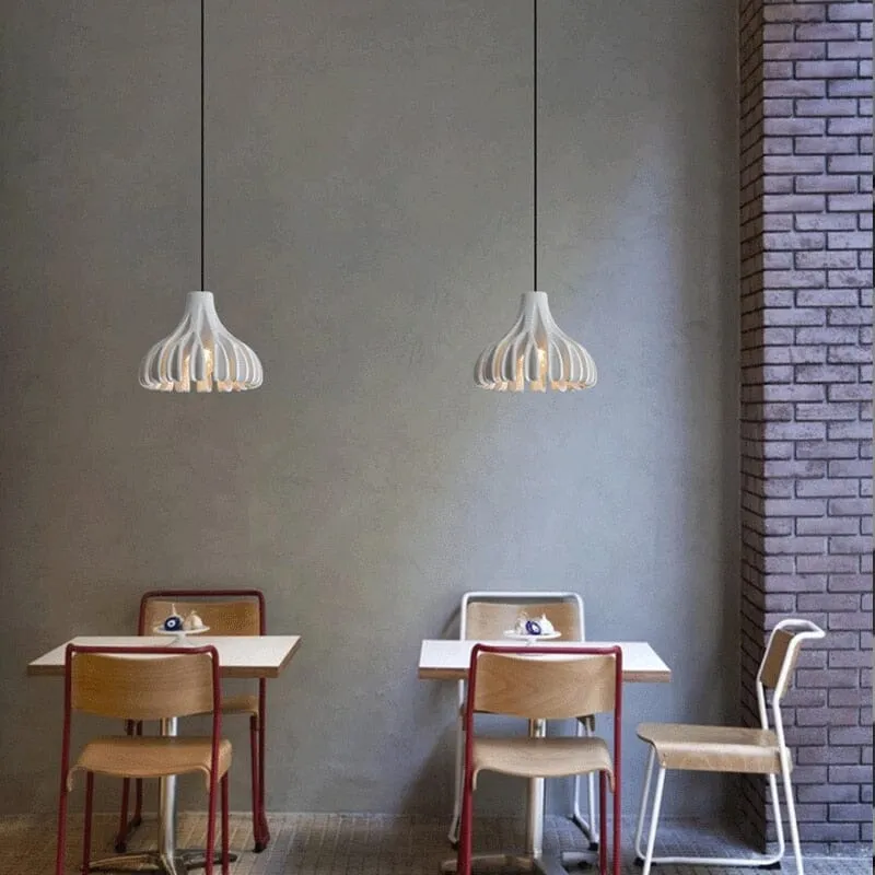 Euroselle Designer Macaron Resin Pendant Chandelier With Adjustable Length And Soft LED Lighting