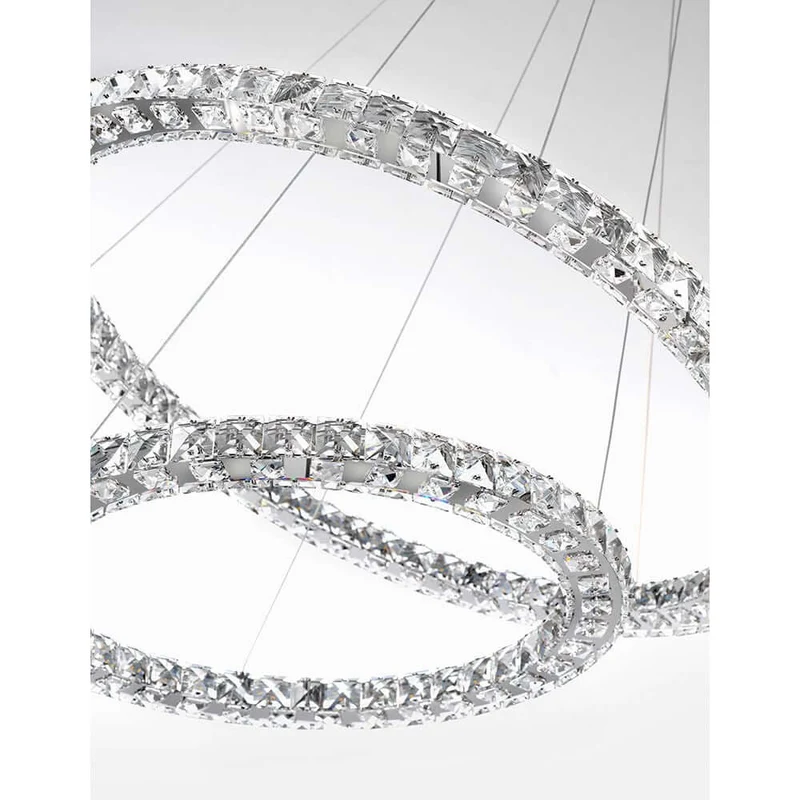 Nova Luce Celine LED Kristall-Hängeleuchte Ø 70cm