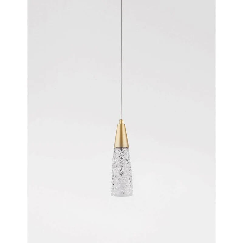 Nova Luce Kovac Pendellampe Stahl Gold